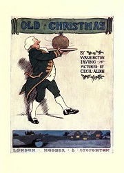 old Christmas book cover