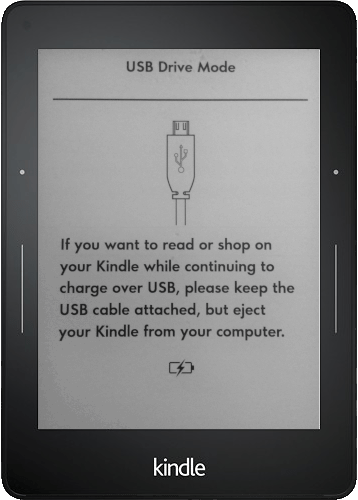 kindle voyage usb drive mode