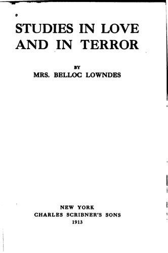 Studies in love and in terror