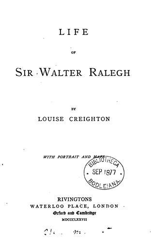 Life of Sir Walter Ralegh