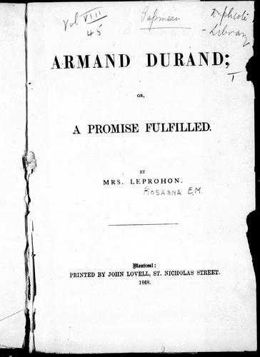 Armand Durand