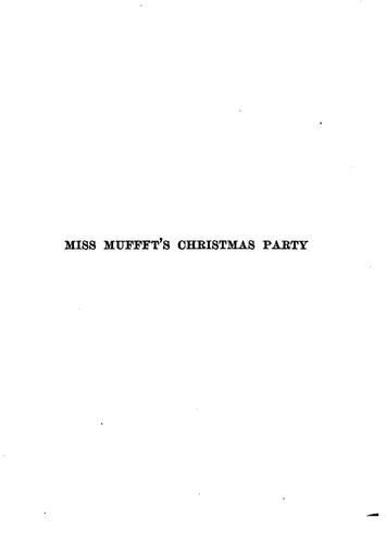 Miss Muffet's Christmas Party