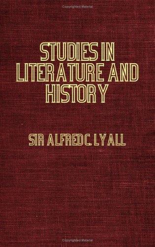 Studies in Literature and History