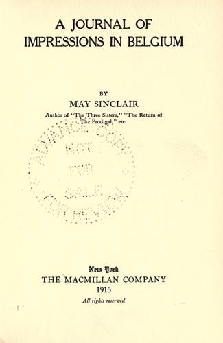 Journal of Impressions in Belgium