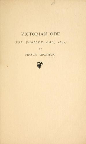 Victorian Ode for Jubilee Day, 1897