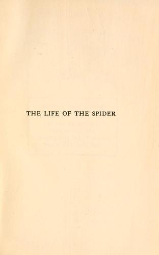 Life of the Spider