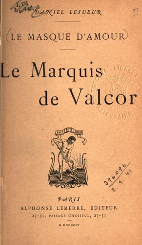 Le marquis de Valcor