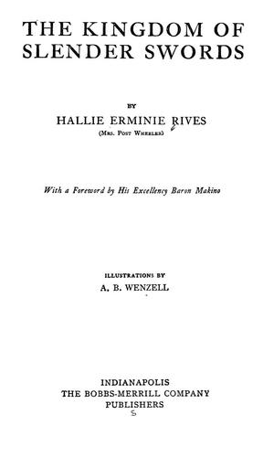 The Kingdom of Slender Swords