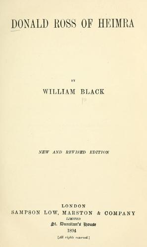 Donald Ross of Heimra (Volume 2 of 3)