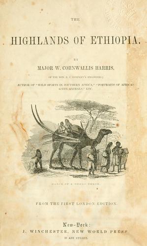 The Highlands of Ethiopia