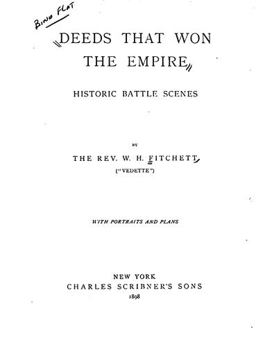 Deeds that Won the Empire Historic Battle Scenes