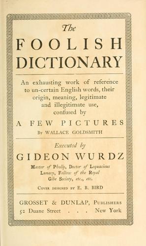 Foolish Dictionary