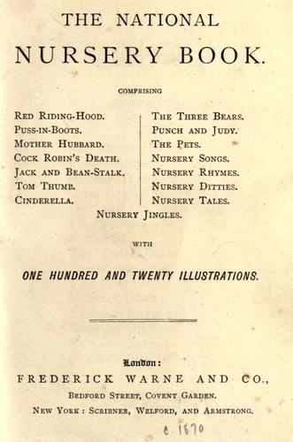 National Nursery Book