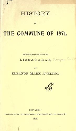 History of the Commune of 1871