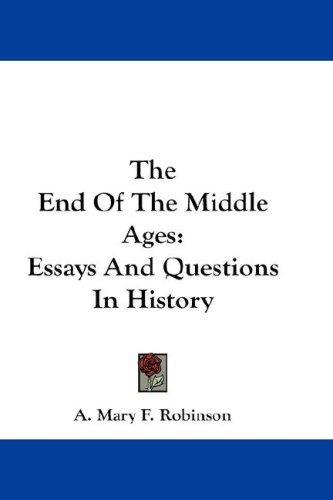 The End of the Middle Ages