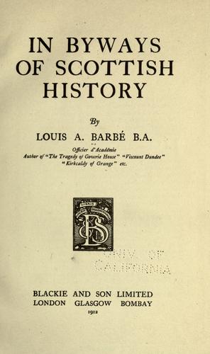 In Byways of Scottish History