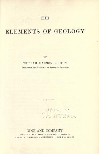 Elements of Geology