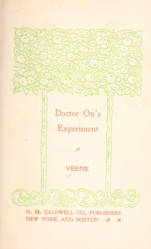 Doctor Ox's Experiment