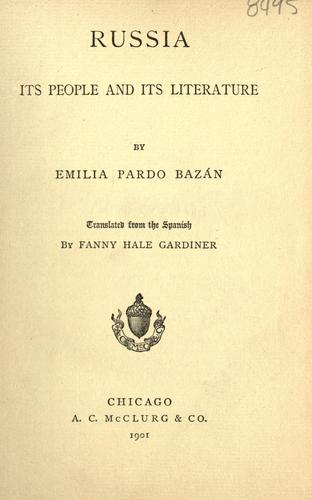 Russia: Its People and Its Literature