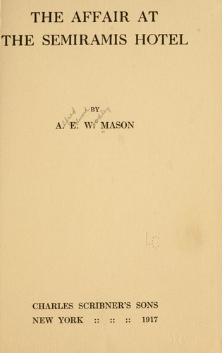 Affair at the Semiramis Hotel