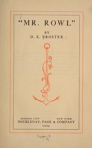 ''Mr Rowl''