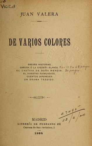 De varios colores