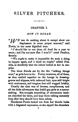 Silver Pitchers: and Independence, A Centennial Love Story