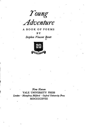 Young Adventure: A Book of Poems