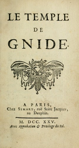 Le temple de Gnide