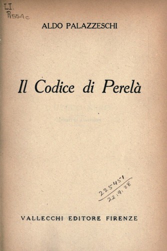 Il codice di Perelà