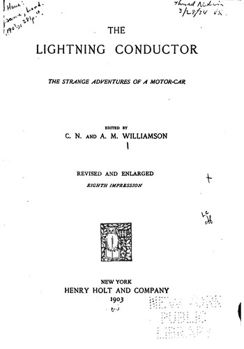 The Lightning Conductor: The Strange Adventures of a Motor-Car