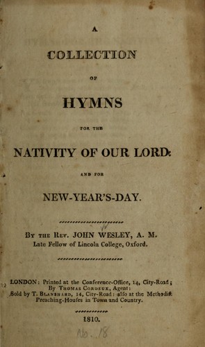 Collection of Hymns for the Nativity of Our Lord