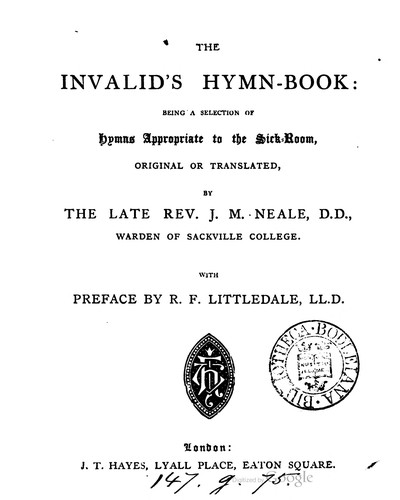 Invalid's Hymn Book