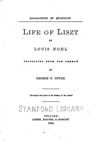 Life of Liszt