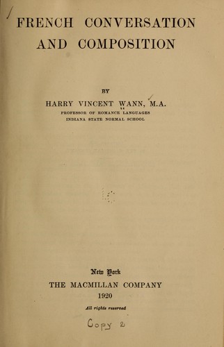 French Conversation and Composition