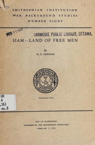 Siam: Land of Free Men