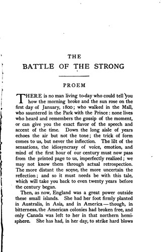 The Battle of the Strong: A Romance of Two Kingdoms — Volume 6
