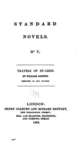 St. Leon A Tale of the Sixteenth Century