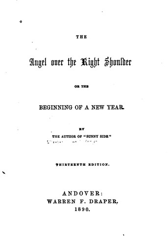 The Angel over the Right Shoulder The Beginning of a New Year