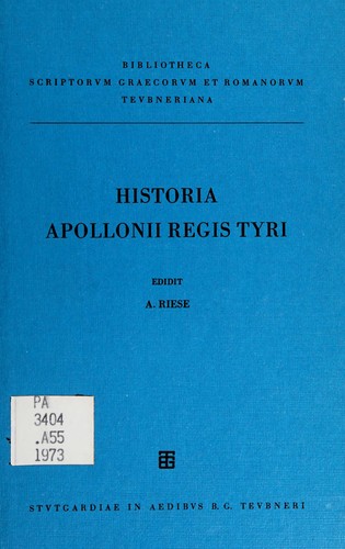Historia Apollonii Regis Tyri