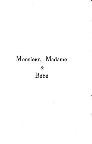 Monsieur, Madame, and Bébé — Volume 01