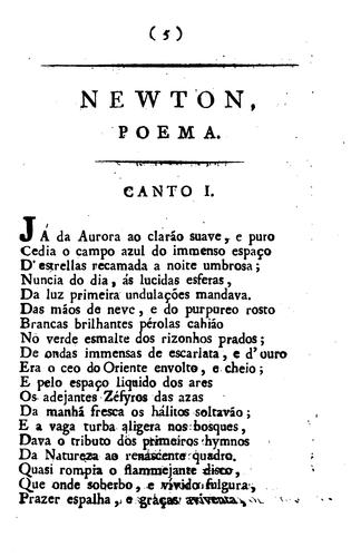 Newton: Poema