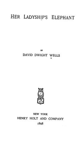 Her Ladyship's Elephant