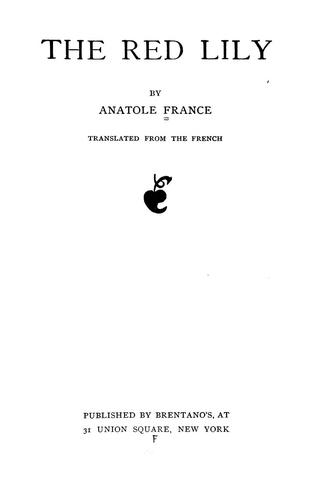 The Red Lily — Volume 02