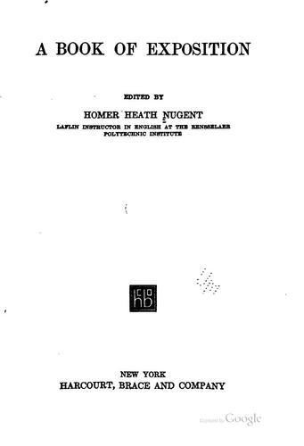 A Book of Exposition