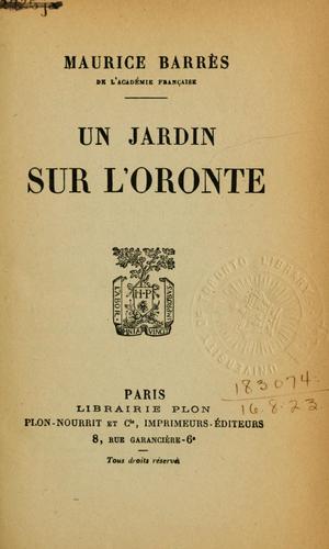 Un jardin sur l'Oronte