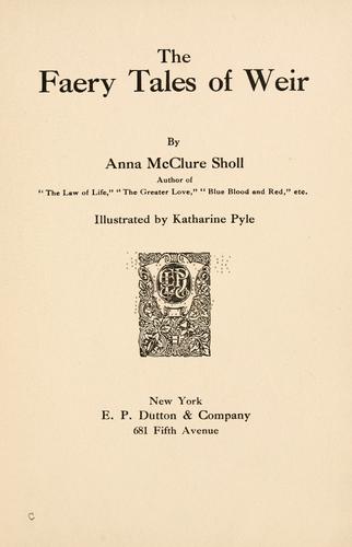 The Faery Tales of Weir