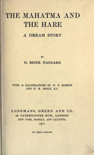 The Mahatma and the Hare: A Dream Story