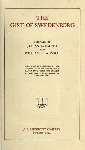 The Gist of Swedenborg