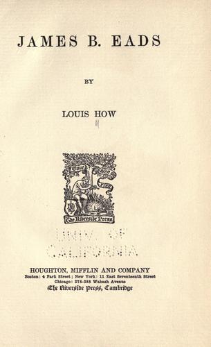 James B. Eads